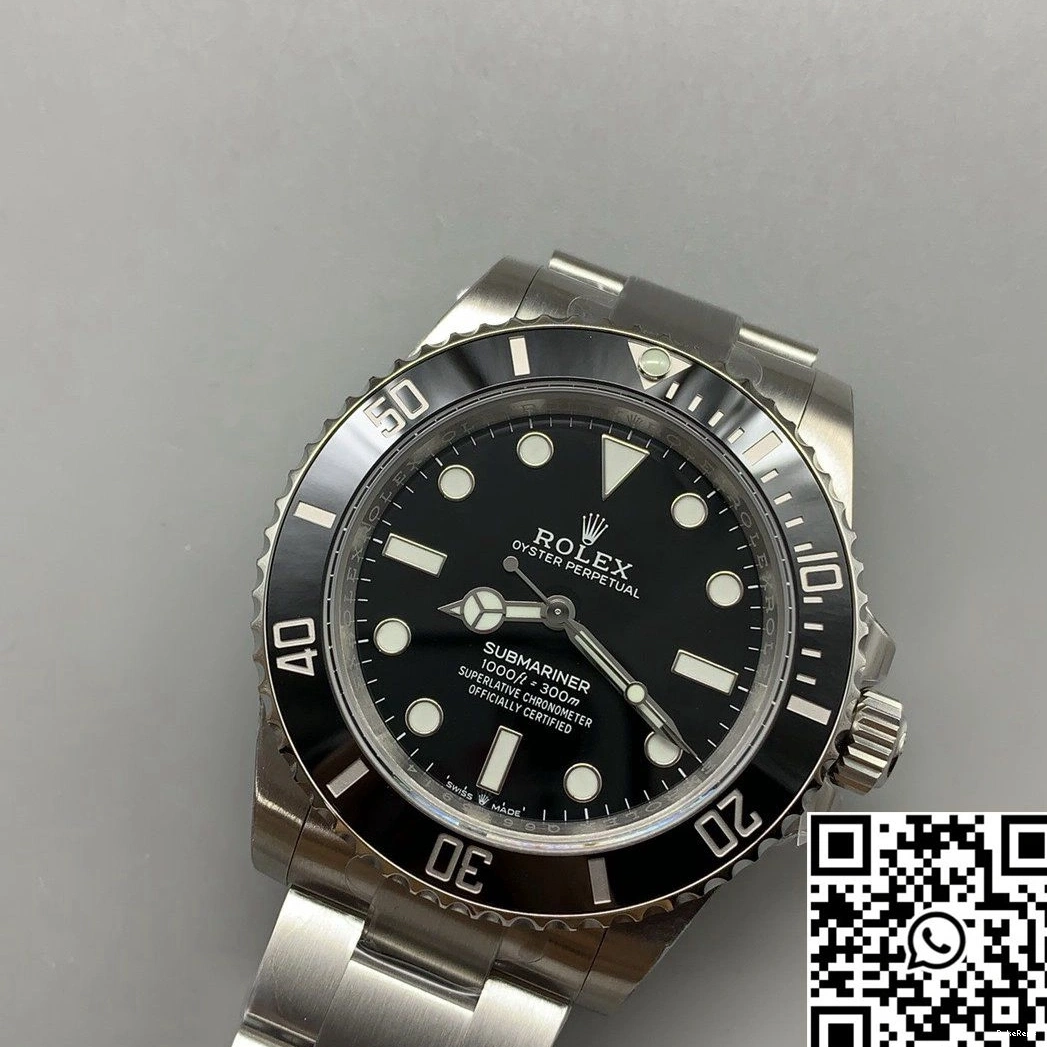 Submariner Factory Black 124060-97200 Dial Rolex VS 1025